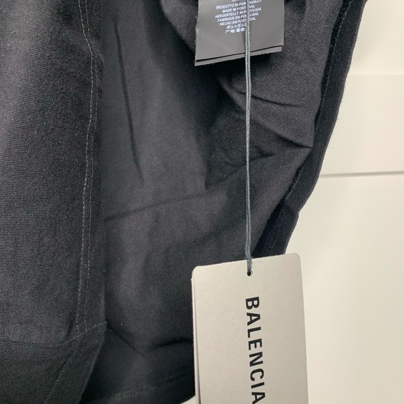 Balenciaga "WFP" Logo Black T-Shirt - World Food Programme - Picture 5 of 8